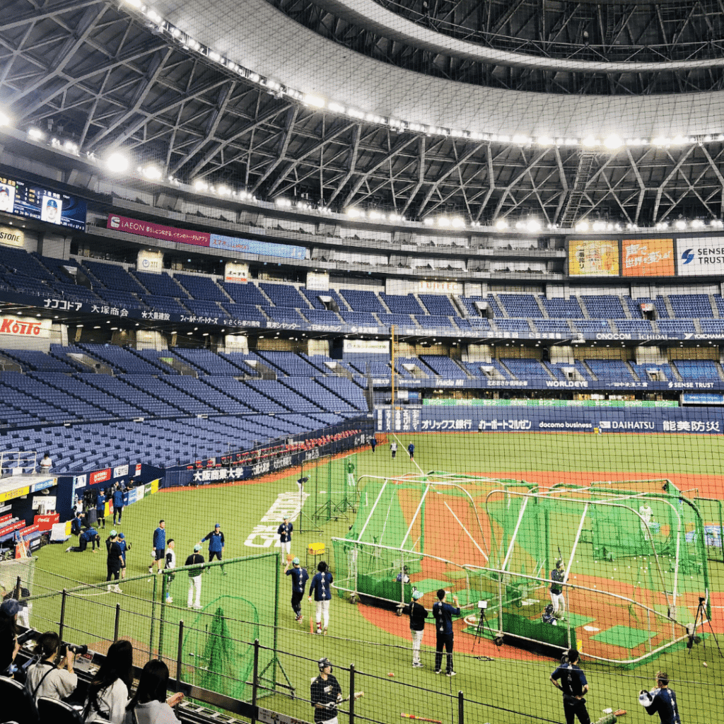 京セラドーム練習見学ツアー