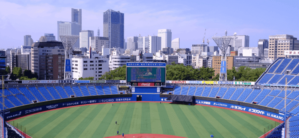 みなとみらいと横浜スタジアム